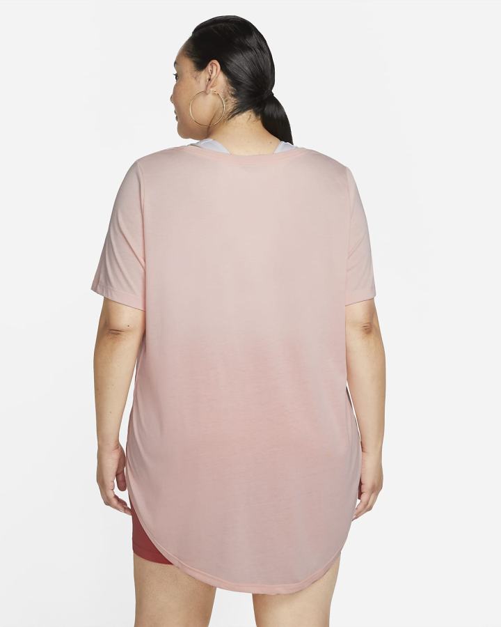 Camiseta Nike Sportswear Essential Tunic (Plus Size) Mujer Blancas | TZFIY-1504