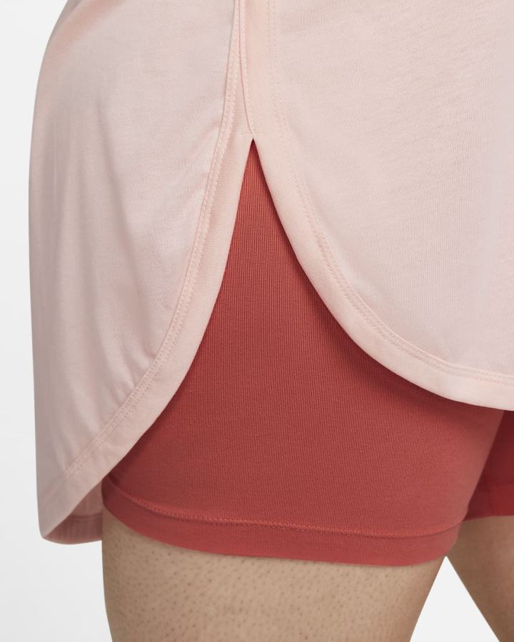 Camiseta Nike Sportswear Essential Tunic (Plus Size) Mujer Blancas | TZFIY-1504