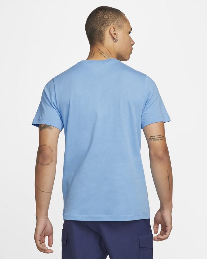 Camiseta Nike Sportswear Hombre Azules | KSTQA-4689