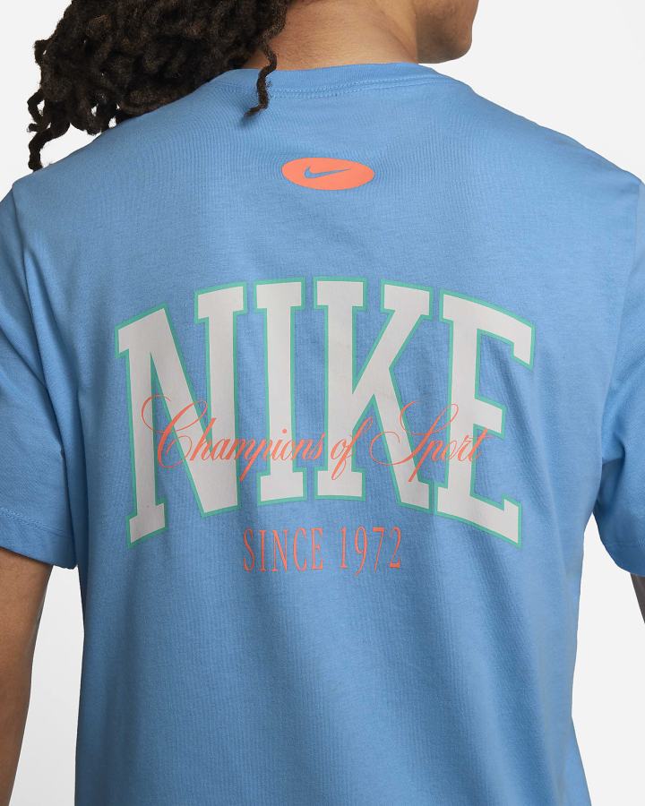 Camiseta Nike Sportswear Hombre Azules | LSBIQ-9027