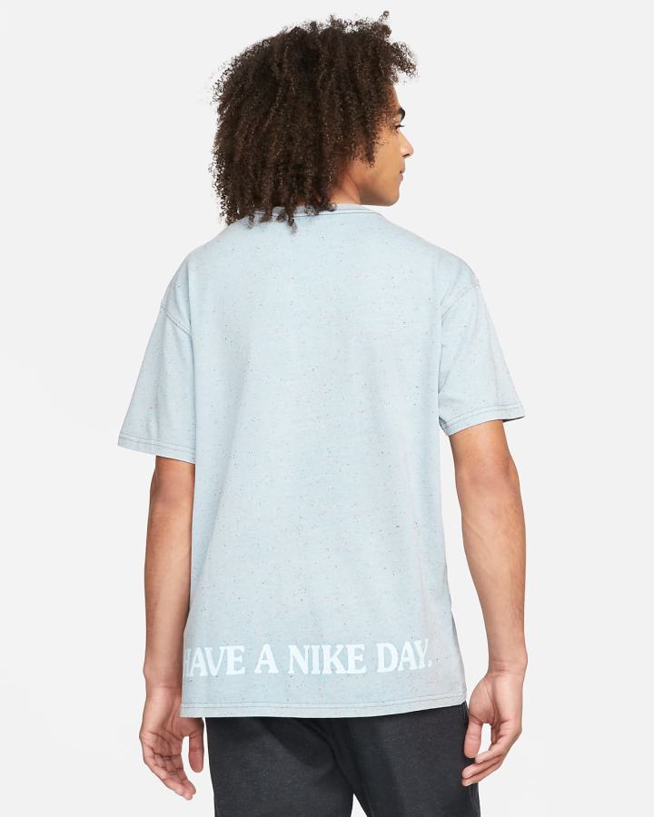Camiseta Nike Sportswear Hombre Azules | UGEXA-1209