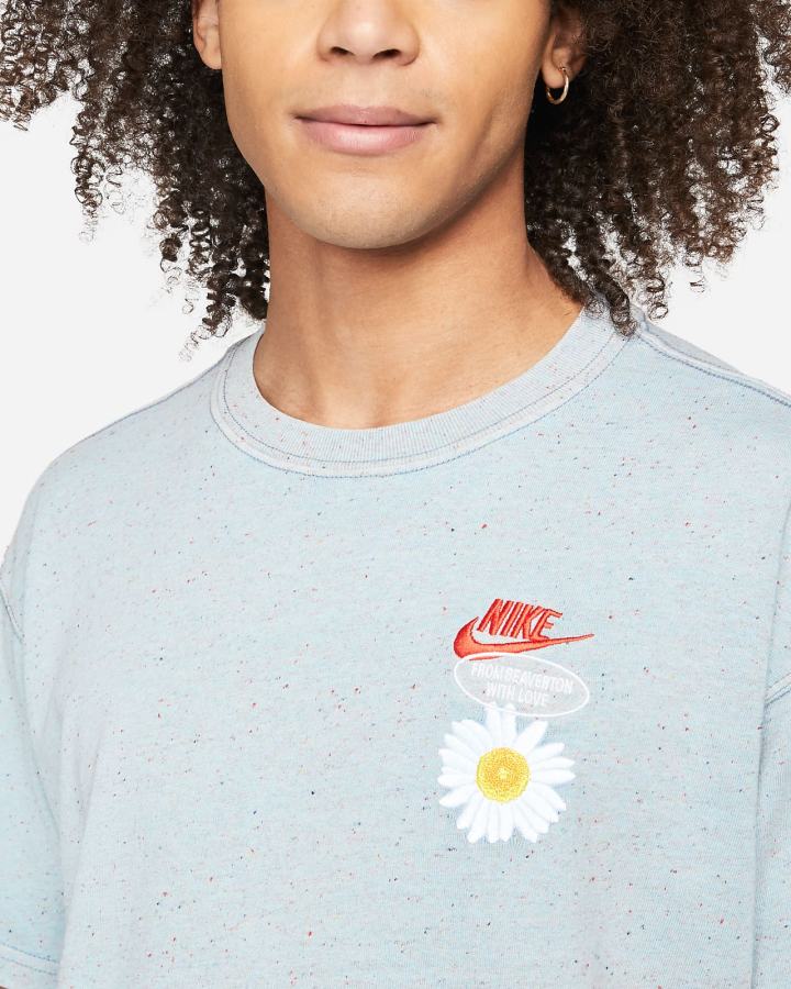 Camiseta Nike Sportswear Hombre Azules | UGEXA-1209