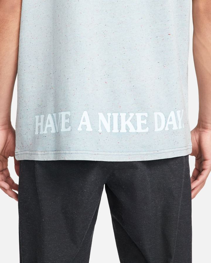 Camiseta Nike Sportswear Hombre Azules | UGEXA-1209