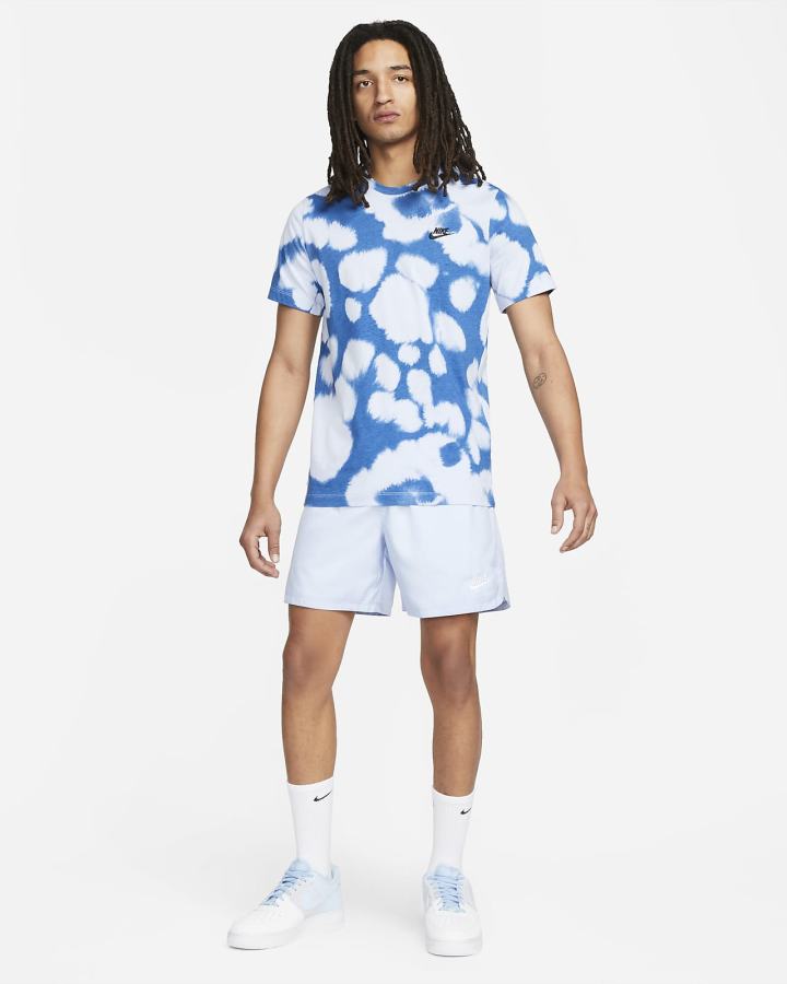Camiseta Nike Sportswear Hombre Azules Claro Azules Oscuro | EGWNA-2358