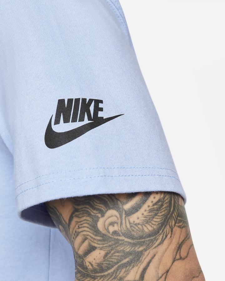 Camiseta Nike Sportswear Hombre Azules Claro | UIMRD-2415