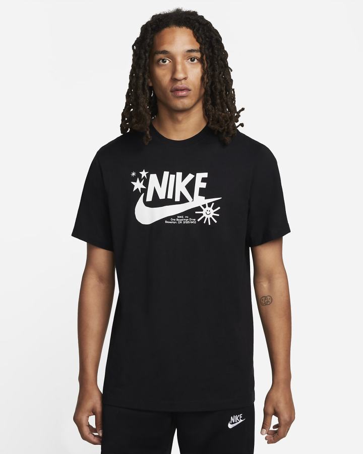 Camiseta Nike Sportswear Hombre Azules Claro | VEQZD-0127