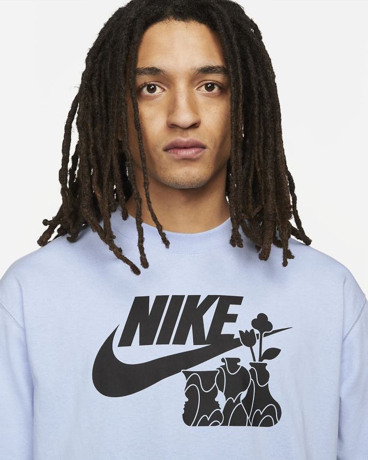 Camiseta Nike Sportswear Hombre Azules Claro | ZEVPR-2013