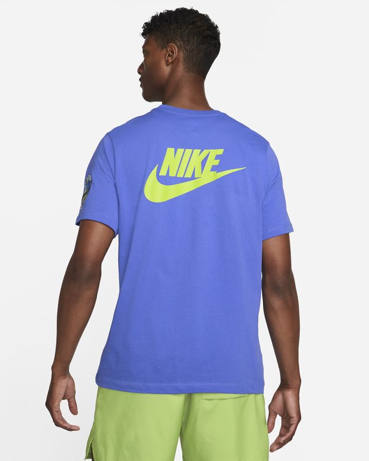 Camiseta Nike Sportswear Hombre Azules Claro | ZRYHP-2036
