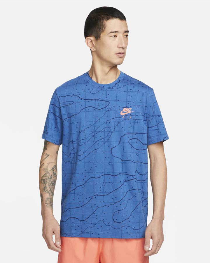 Camiseta Nike Sportswear Hombre Azules Oscuro | DPXRQ-2104