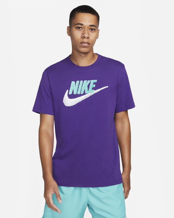Camiseta Nike Sportswear Hombre Azules Oscuro | RJZXL-4083