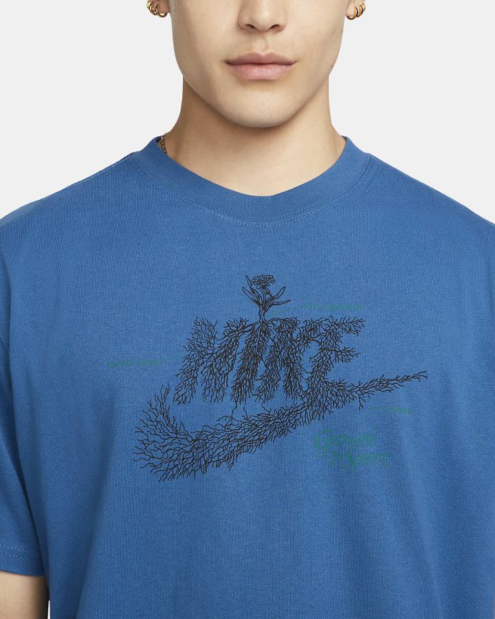 Camiseta Nike Sportswear Hombre Azules Oscuro | UPFTY-7219