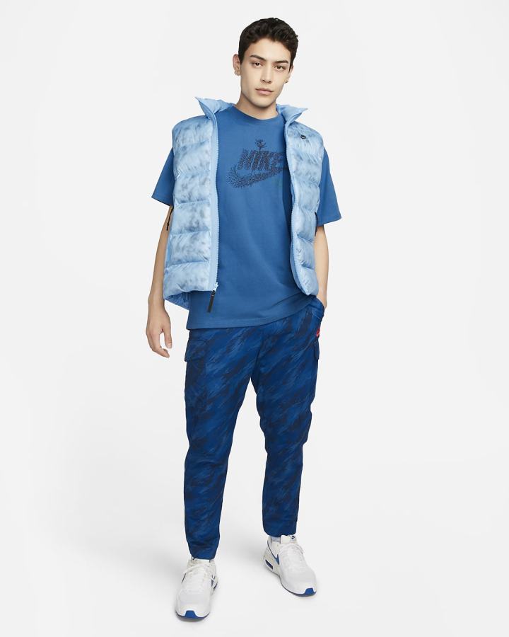 Camiseta Nike Sportswear Hombre Azules Oscuro | UPFTY-7219