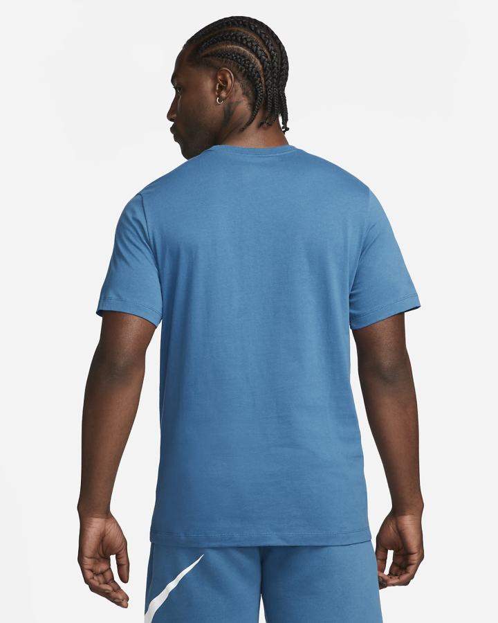 Camiseta Nike Sportswear Hombre Azules Oscuro Blancas | XTJMC-4678