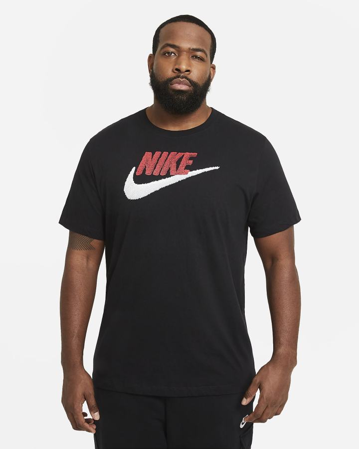 Camiseta Nike Sportswear Hombre Azules Oscuro Blancas | XTJMC-4678