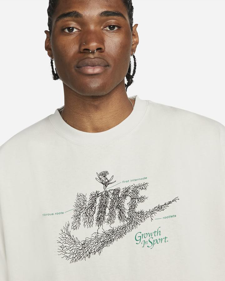 Camiseta Nike Sportswear Hombre Beige Claro | NABDZ-7298