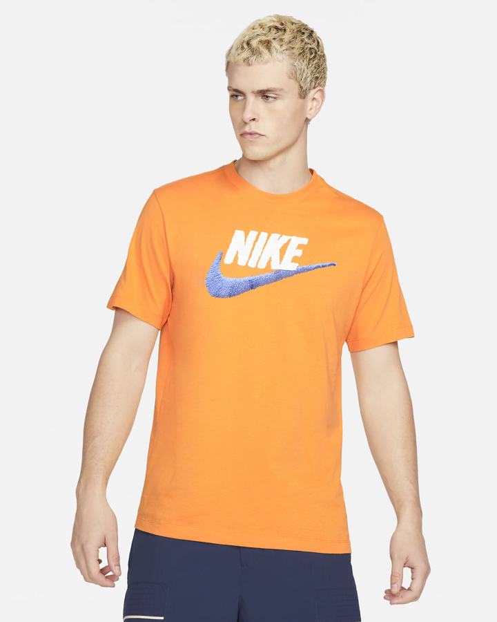 Camiseta Nike Sportswear Hombre Blancas Azules | OJYGD-2907