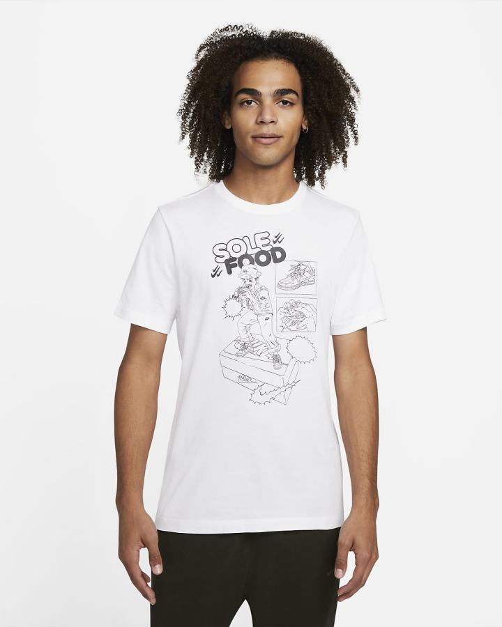 Camiseta Nike Sportswear Hombre Blancas | PQAGV-9457