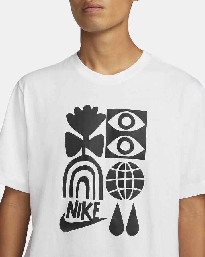 Camiseta Nike Sportswear Hombre Blancas | RGEOY-7095