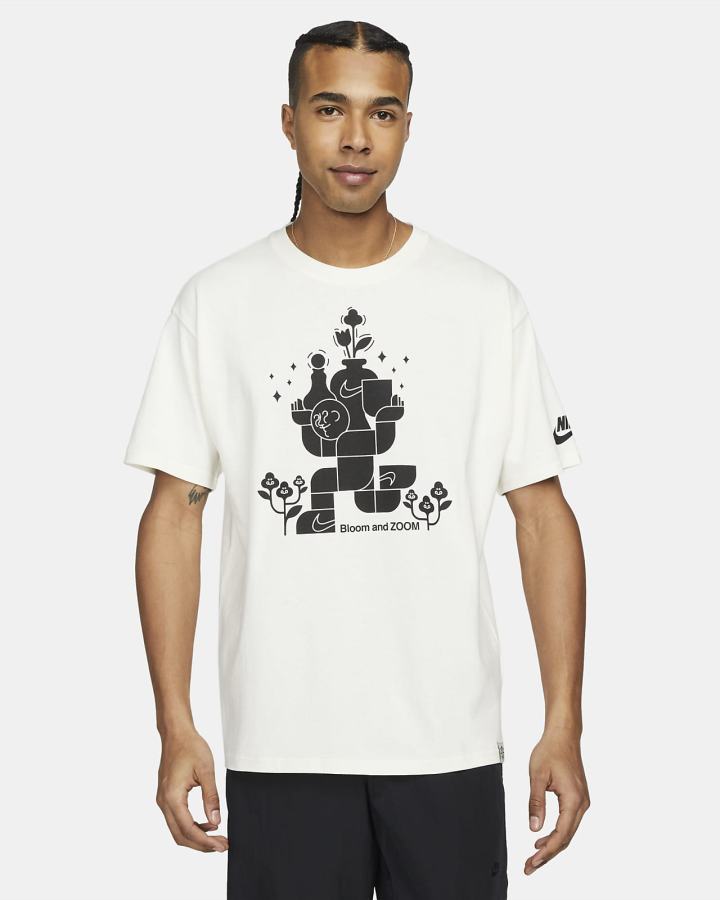 Camiseta Nike Sportswear Hombre Blancas | YFUZP-7498