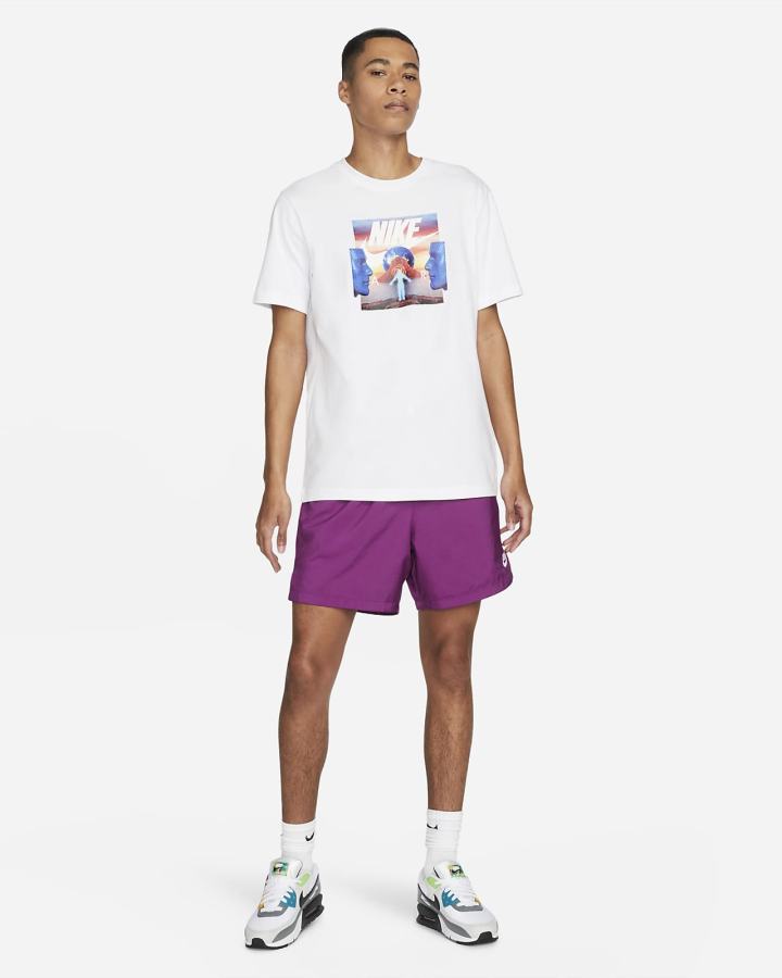 Camiseta Nike Sportswear Hombre Blancas | YIRDE-6853