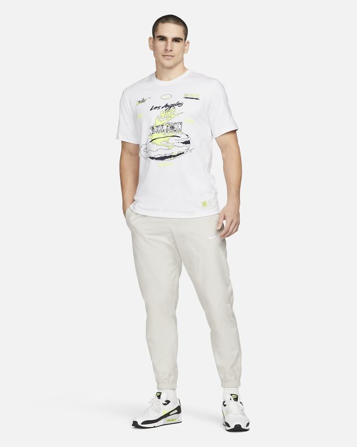Camiseta Nike Sportswear Hombre Blancas | ZQYAB-0598