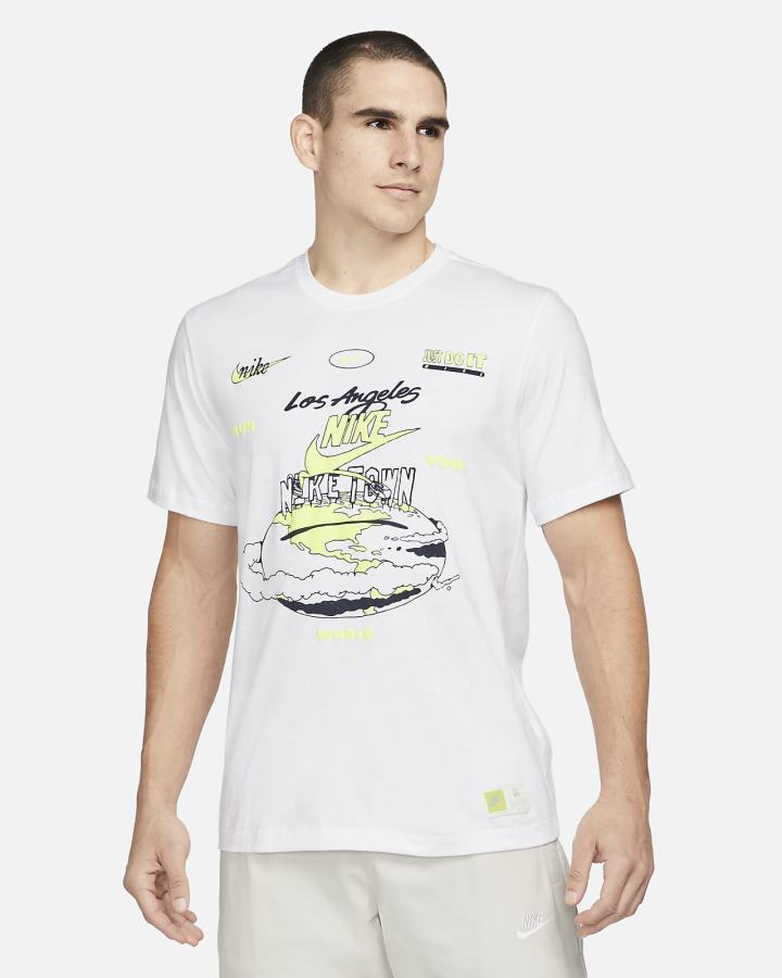 Camiseta Nike Sportswear Hombre Blancas | ZQYAB-0598