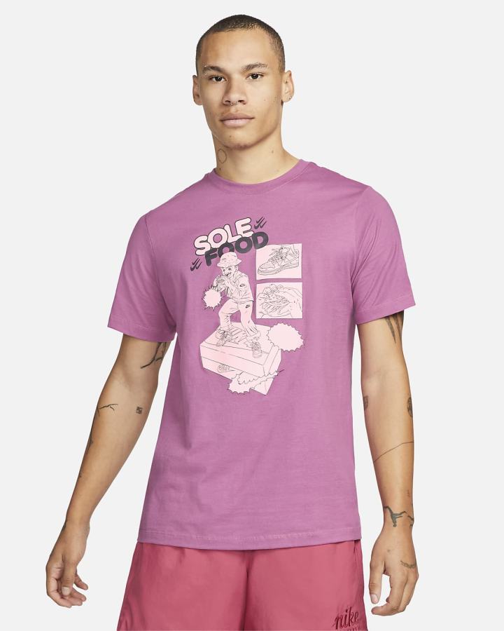 Camiseta Nike Sportswear Hombre Burdeos Claro | BERKS-8420