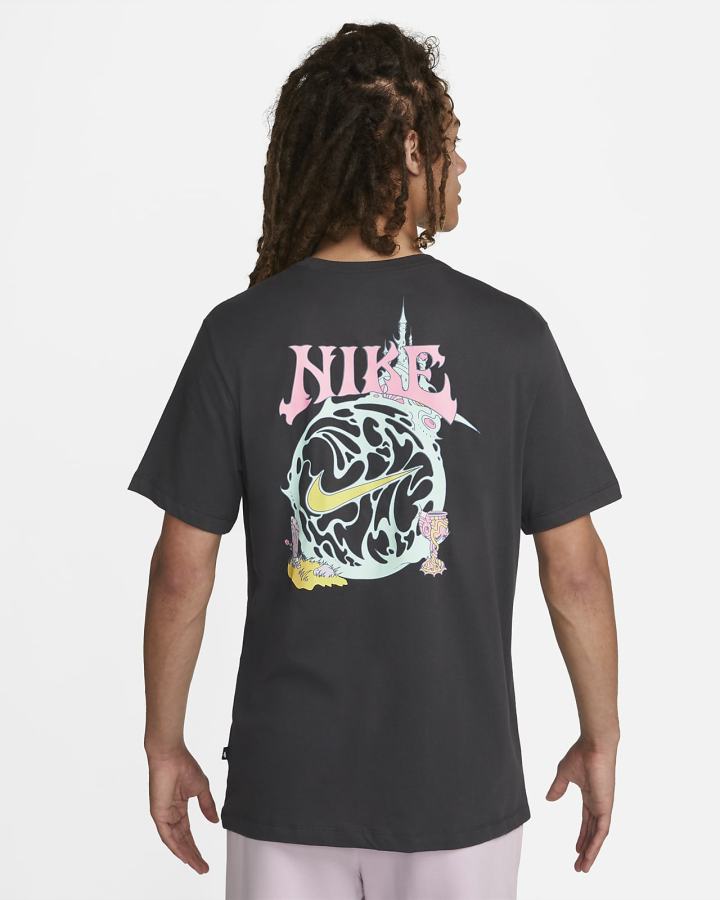 Camiseta Nike Sportswear Hombre Gris Oscuro | EFWZH-5420