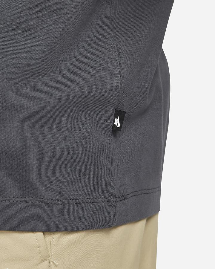 Camiseta Nike Sportswear Hombre Gris Oscuro | HUBCS-9176