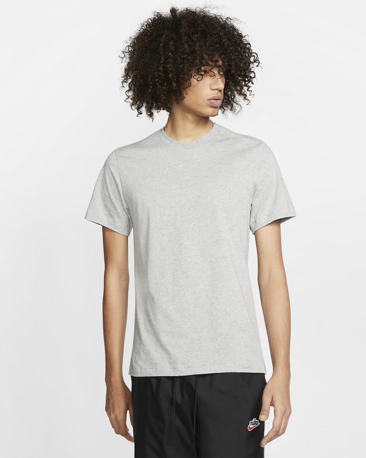Camiseta Nike Sportswear Hombre Gris Oscuro | XJSQV-8435