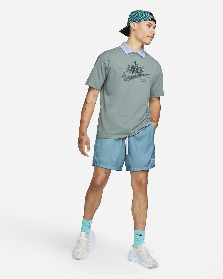 Camiseta Nike Sportswear Hombre Gris | TGAFL-3467