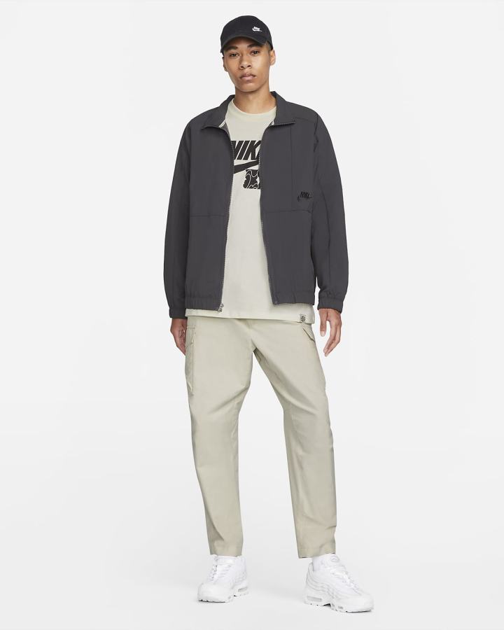 Camiseta Nike Sportswear Hombre Gris | YSOKX-1243