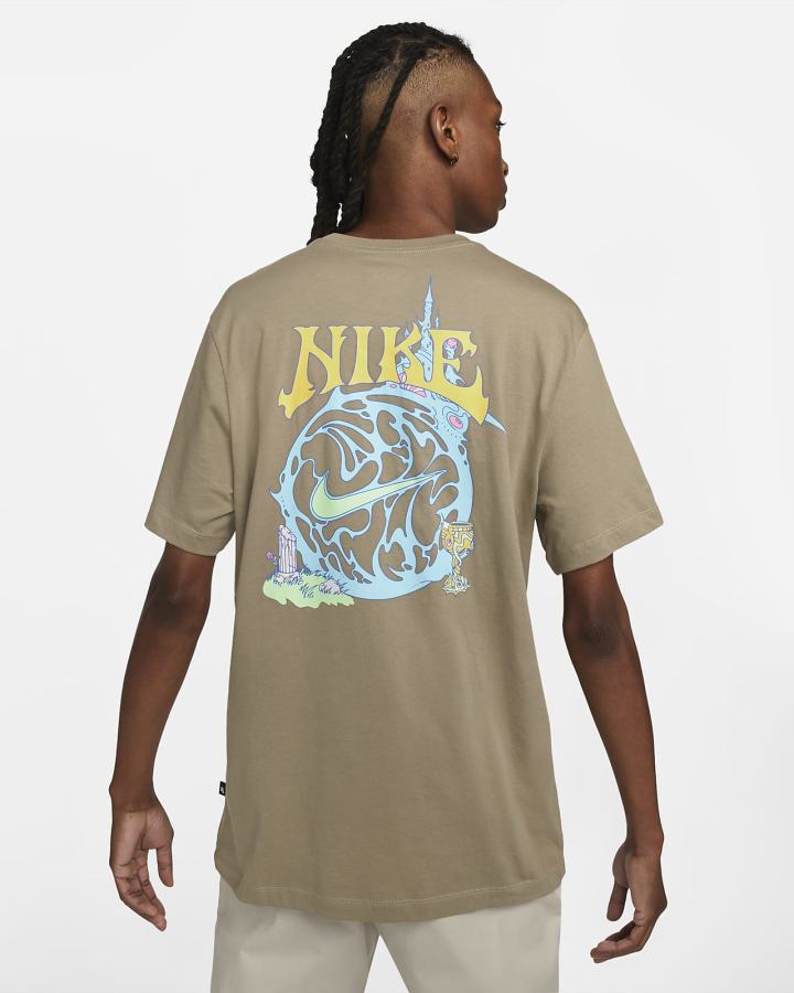 Camiseta Nike Sportswear Hombre Kaki | BLDUM-9364