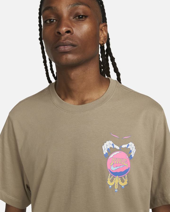 Camiseta Nike Sportswear Hombre Kaki | BLDUM-9364