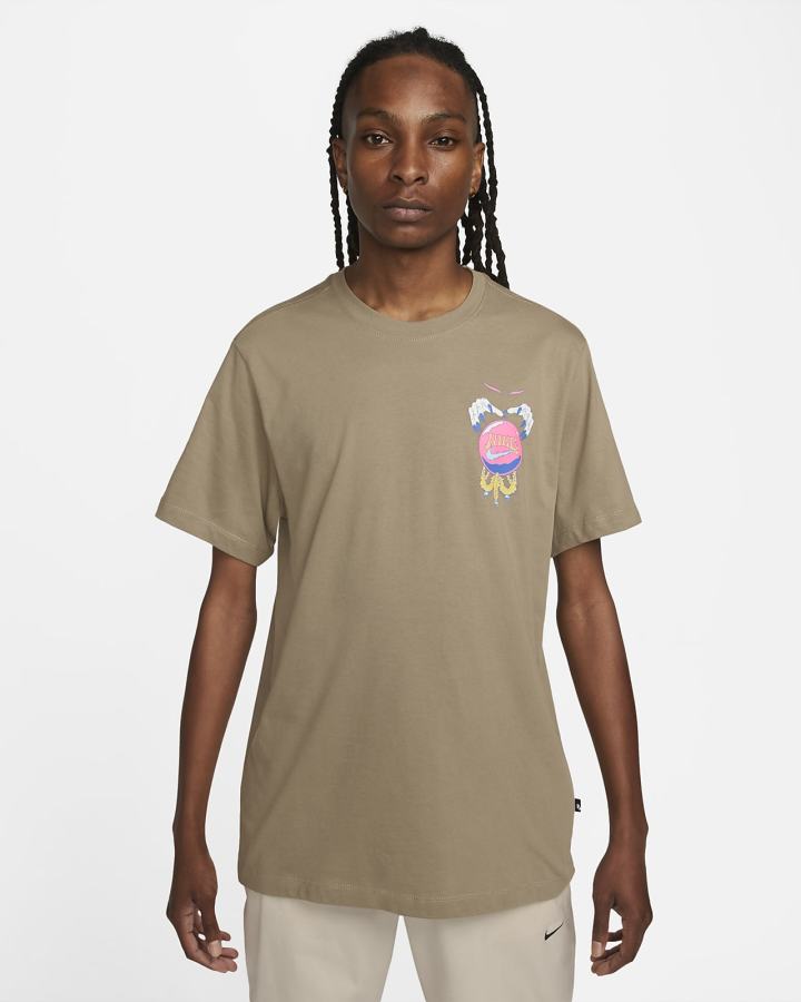 Camiseta Nike Sportswear Hombre Kaki | BLDUM-9364