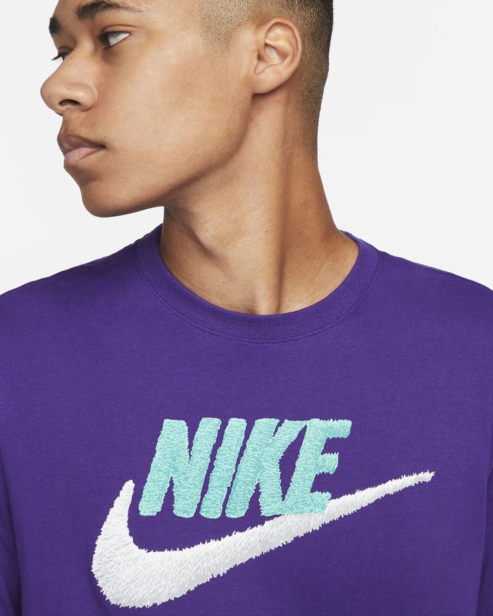 Camiseta Nike Sportswear Hombre Moradas | ZBRYN-0821
