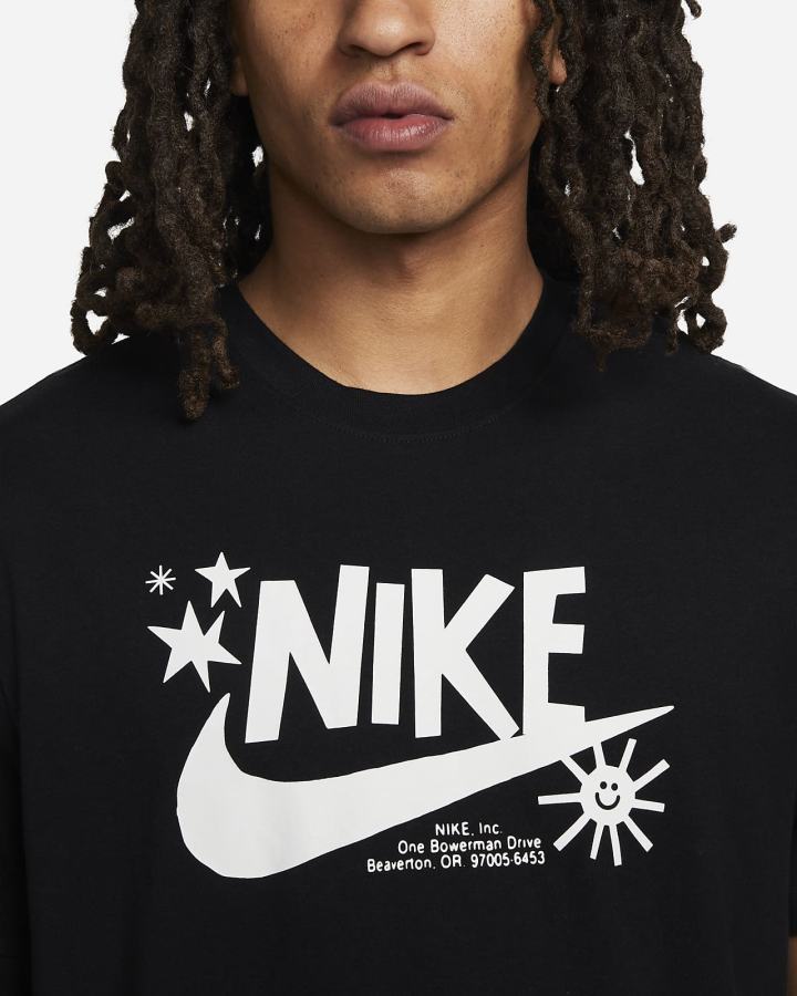 Camiseta Nike Sportswear Hombre Negras | OZLUS-7561