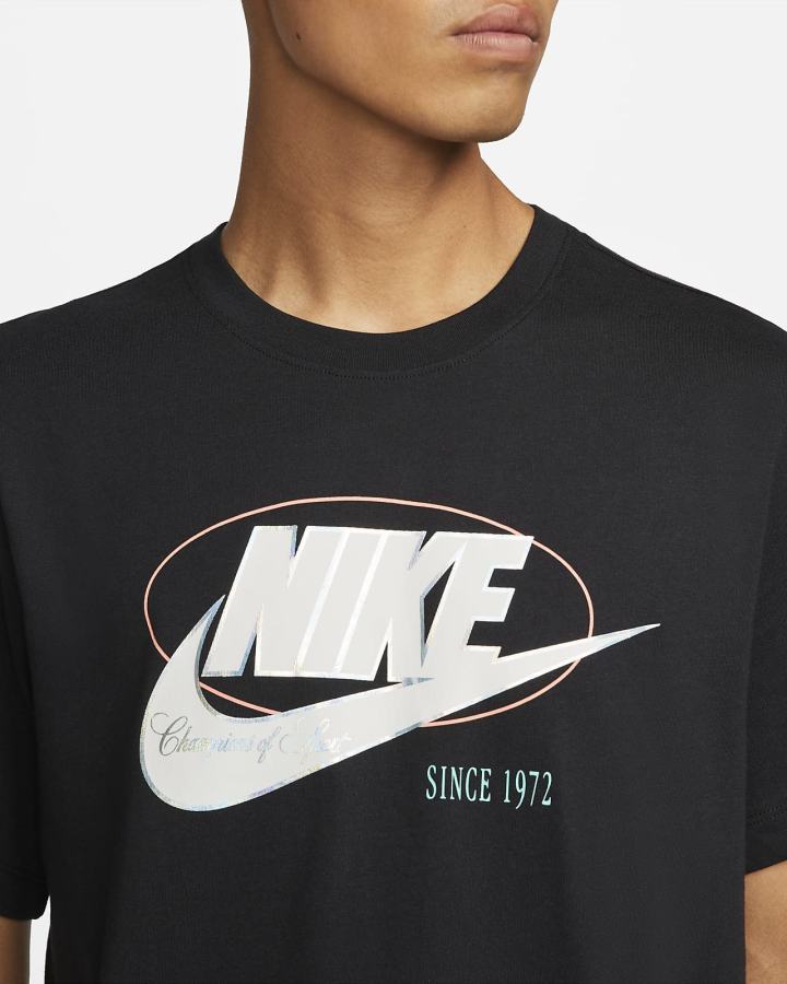 Camiseta Nike Sportswear Hombre Negras | TFEWM-0615