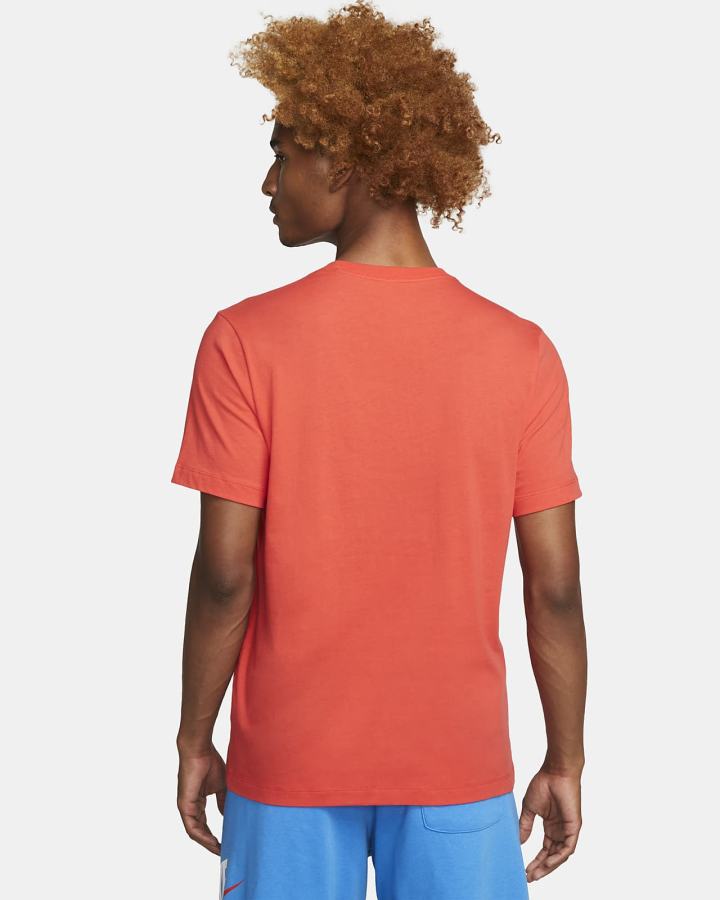 Camiseta Nike Sportswear Hombre Rojas Claro Blancas Azules Claro | SIKWJ-8392