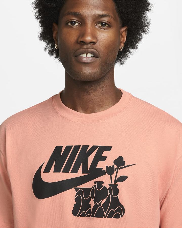 Camiseta Nike Sportswear Hombre Rosas | NWLGC-5018