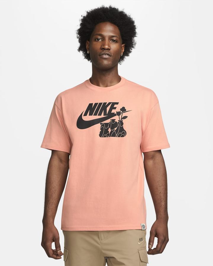 Camiseta Nike Sportswear Hombre Rosas | NWLGC-5018