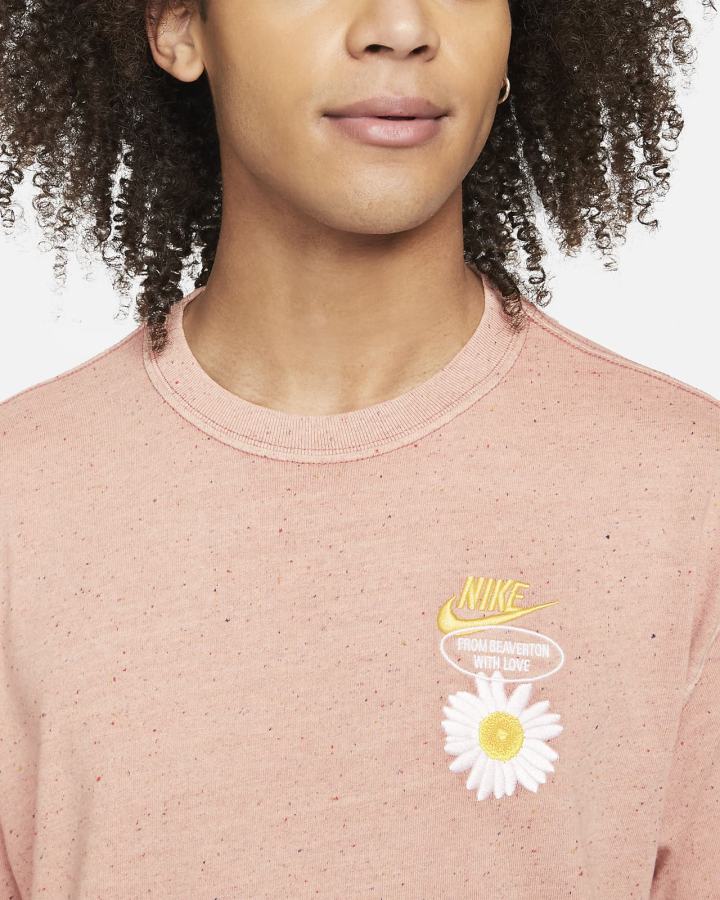 Camiseta Nike Sportswear Hombre Rosas | PQHLA-0153