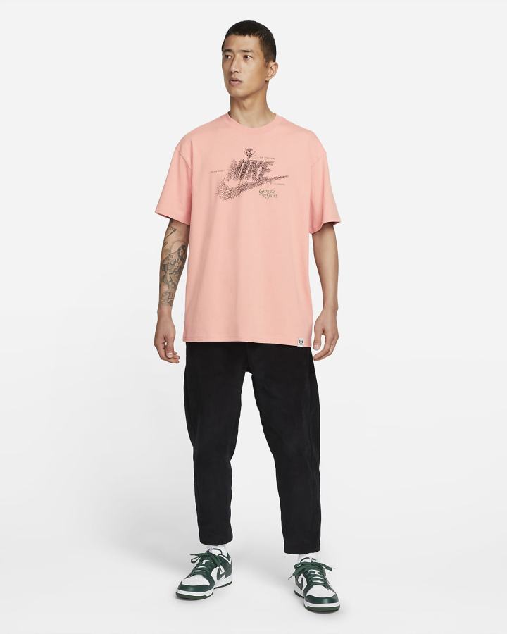 Camiseta Nike Sportswear Hombre Rosas | WZONM-8127