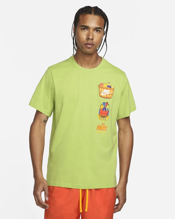 Camiseta Nike Sportswear Hombre Verde | JPKXA-0289