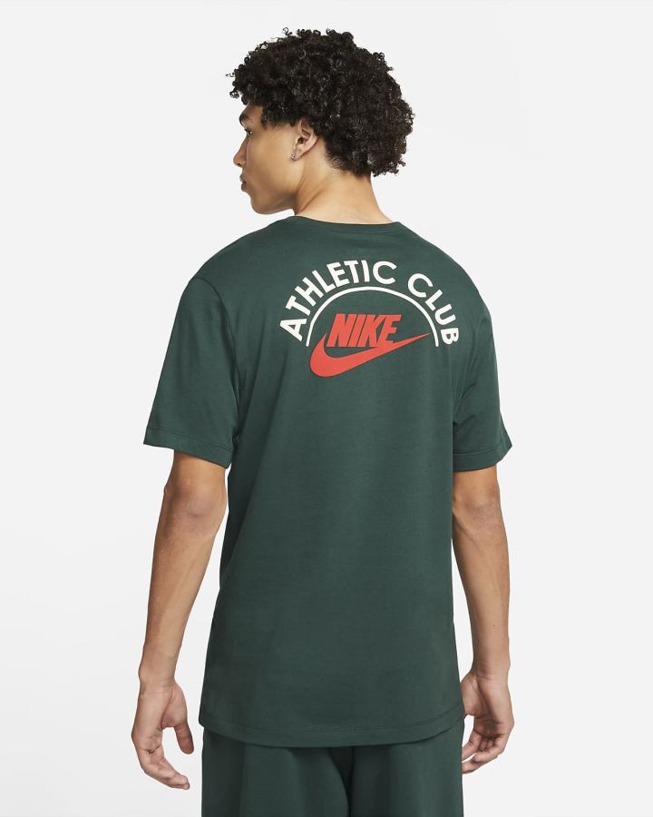 Camiseta Nike Sportswear Hombre Verde | PBGAX-8576