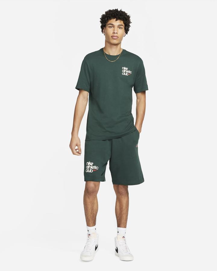 Camiseta Nike Sportswear Hombre Verde | PBGAX-8576