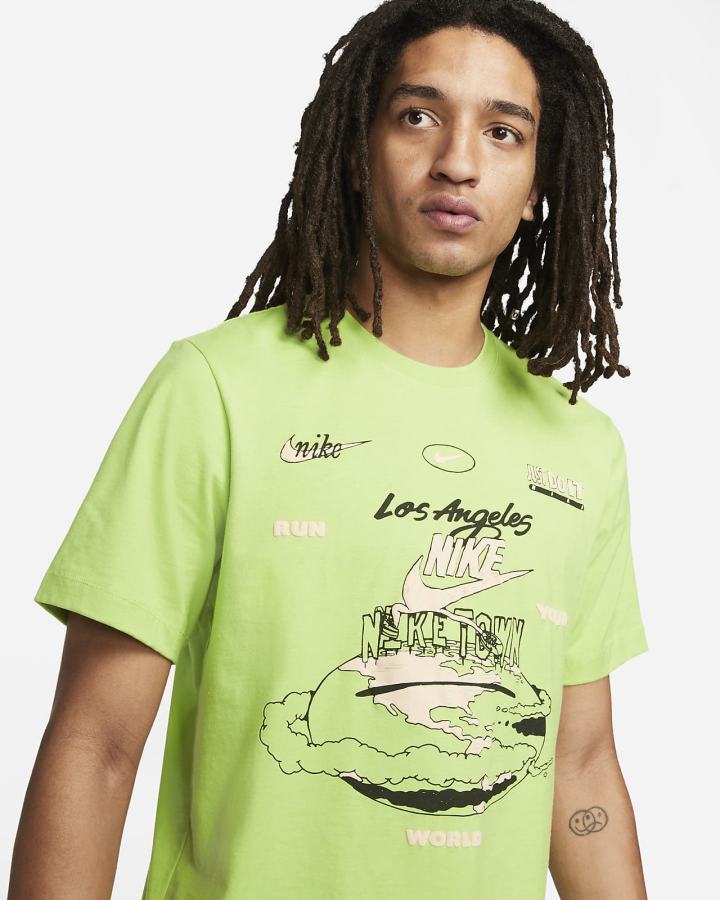 Camiseta Nike Sportswear Hombre Verde | ZLDFU-4569