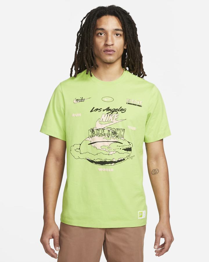Camiseta Nike Sportswear Hombre Verde | ZLDFU-4569