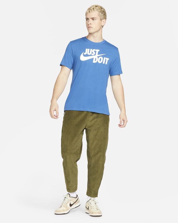 Camiseta Nike Sportswear JDI Hombre Azules Oscuro Blancas | ONUXK-1973