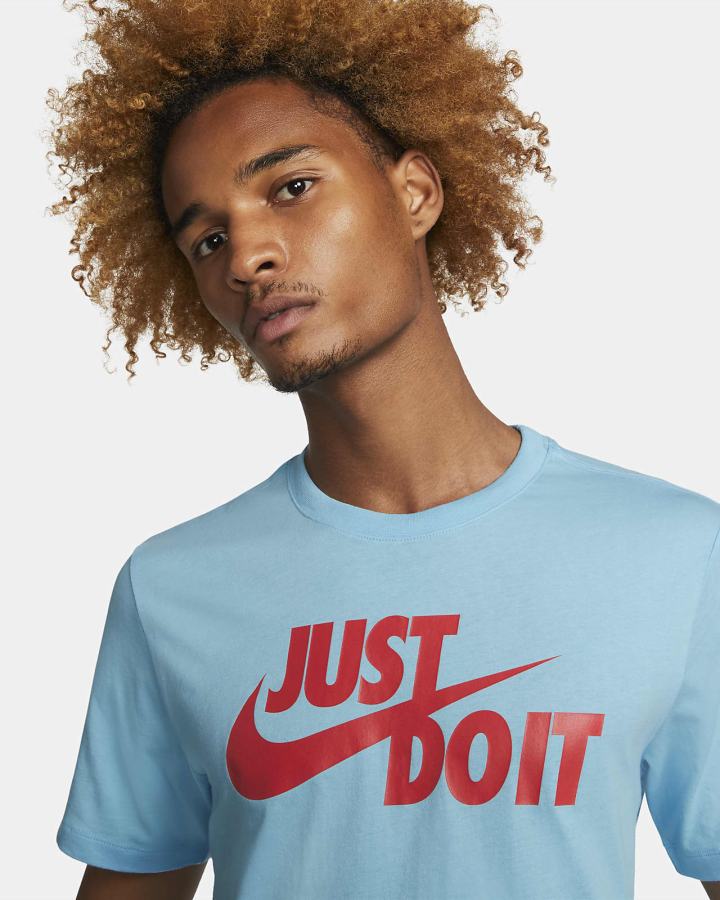 Camiseta Nike Sportswear JDI Hombre Azules Rojas Claro | VHOCF-3270